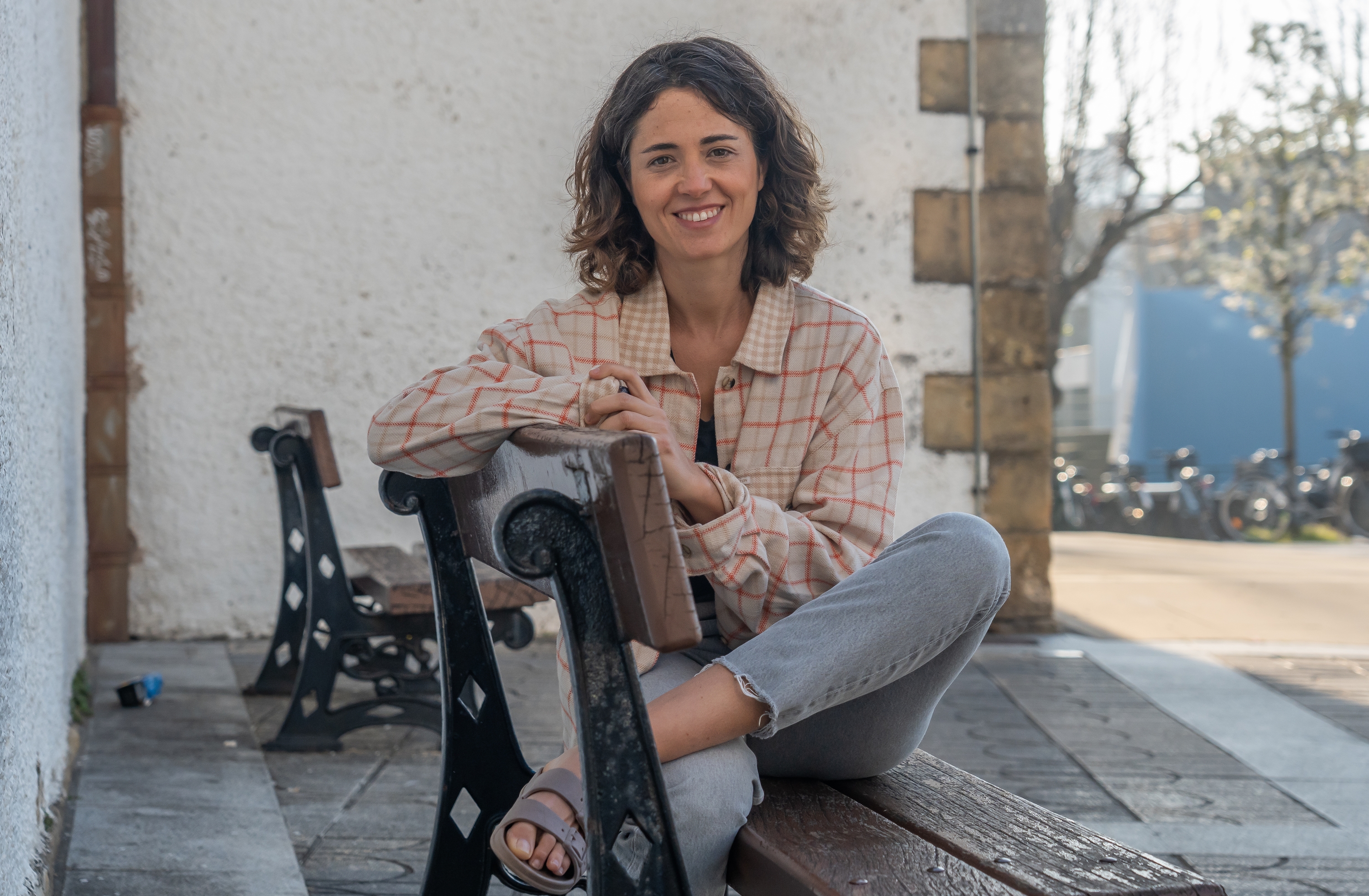 Nerea Loiola idazlea, Zarautzen. ANDONI CANELLADA / FOKU