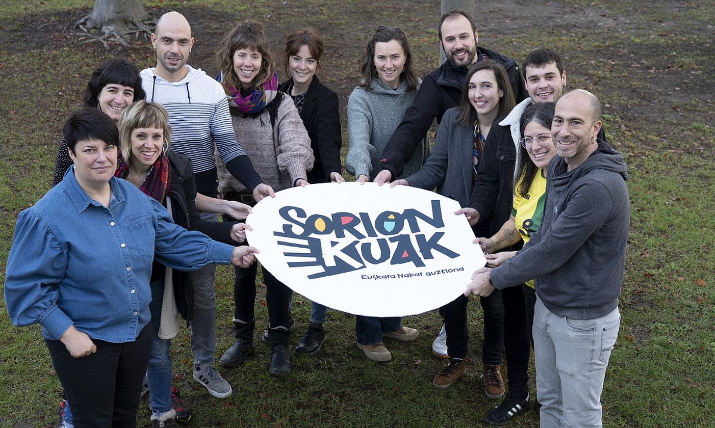 Sorionekuak manifestuaren aurkezpena egin zuten urtarrilean. IÑIGO URIZ / FOKU. Sorionekuak manifestuaren aurkezpena egin zuten urtarrilean. IÑIGO URIZ / FOKU.