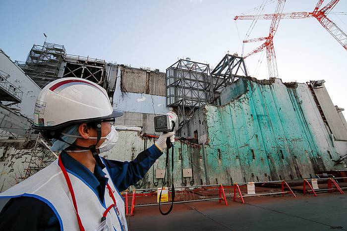 Fukushimako zentral nuklearra, tsunamiaren ostean. KIMIMASA MAYAMA, EFE