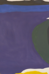 Helen Frankenthaler artistaren Santorini margolana (1965). BILBOKO GUGGENHEIM MUSEOA Helen Frankenthaler artistaren Santorini margolana (1965). BILBOKO GUGGENHEIM MUSEOA