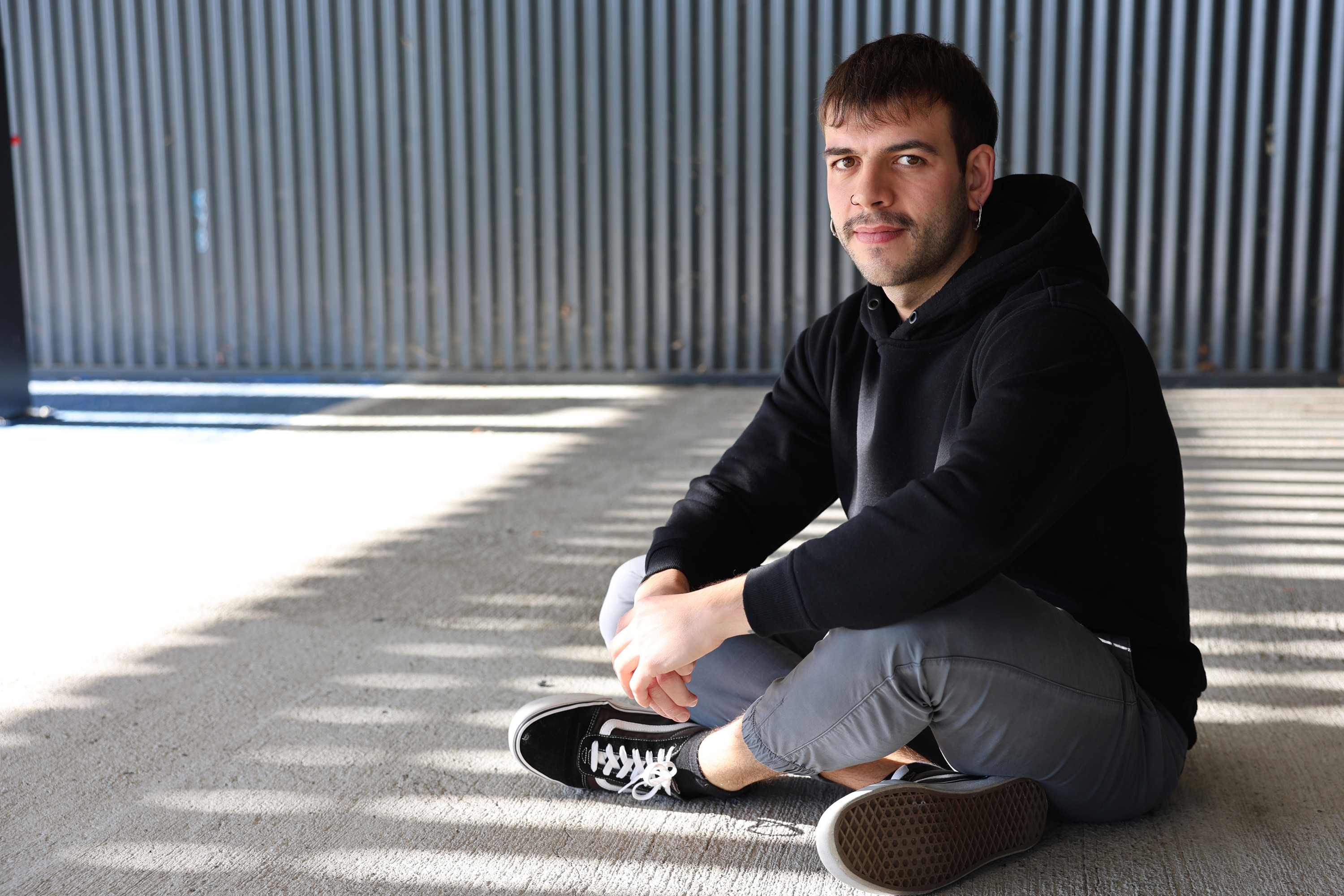 Gontzal Carrasco, EHUren Leioako campusean. OSKAR MATXIN EDESA / FOKU