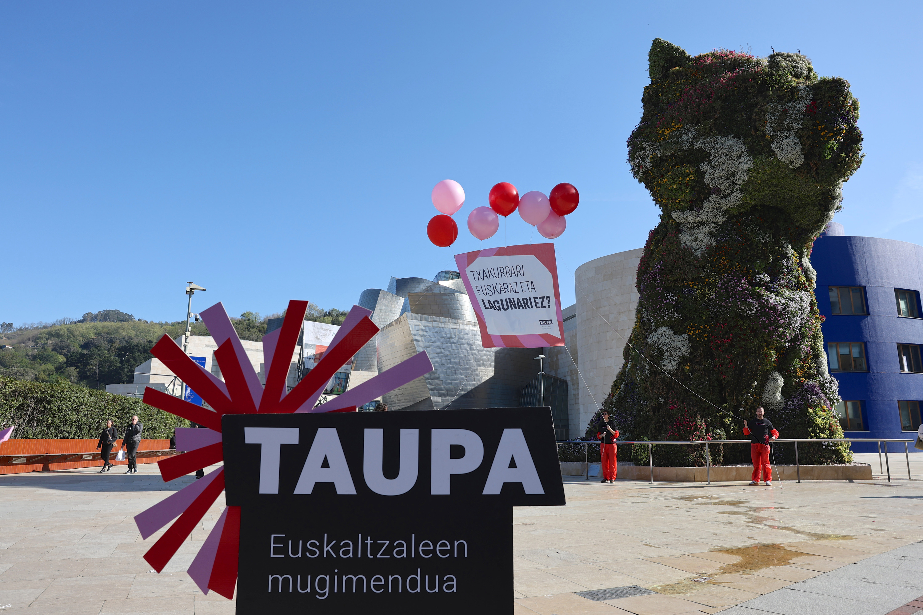Tauparen ekintza, gaur, Bilbon. OSKAR MATXIN EDESA / FOKU