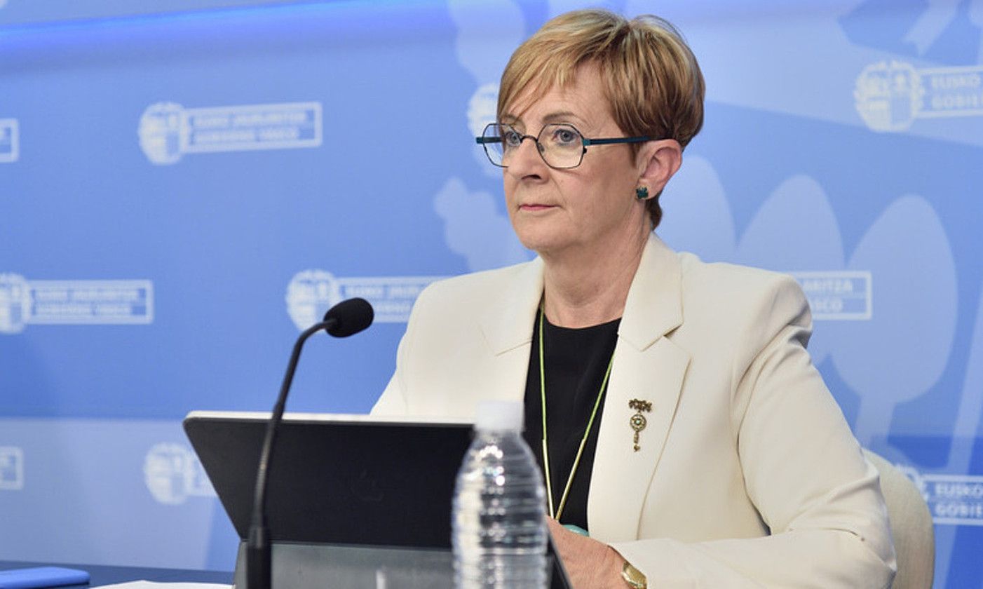 Arantxa Tapia Eusko Jaurlaritzaren Ingurumen sailburua, atzo. EUSKO JAURLARITZA. Arantxa Tapia Eusko Jaurlaritzaren Ingurumen sailburua, atzo. EUSKO JAURLARITZA.