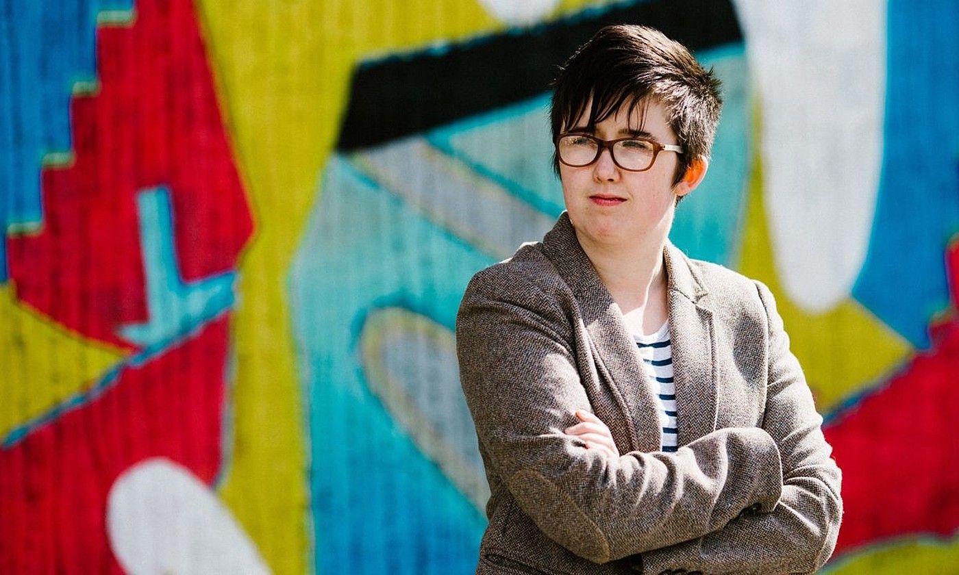 Lyra McKee ikerketa kazetaria Benetako IRAk hil zuen 2019ko apirilaren 18an. JESS LOWE / EFE.