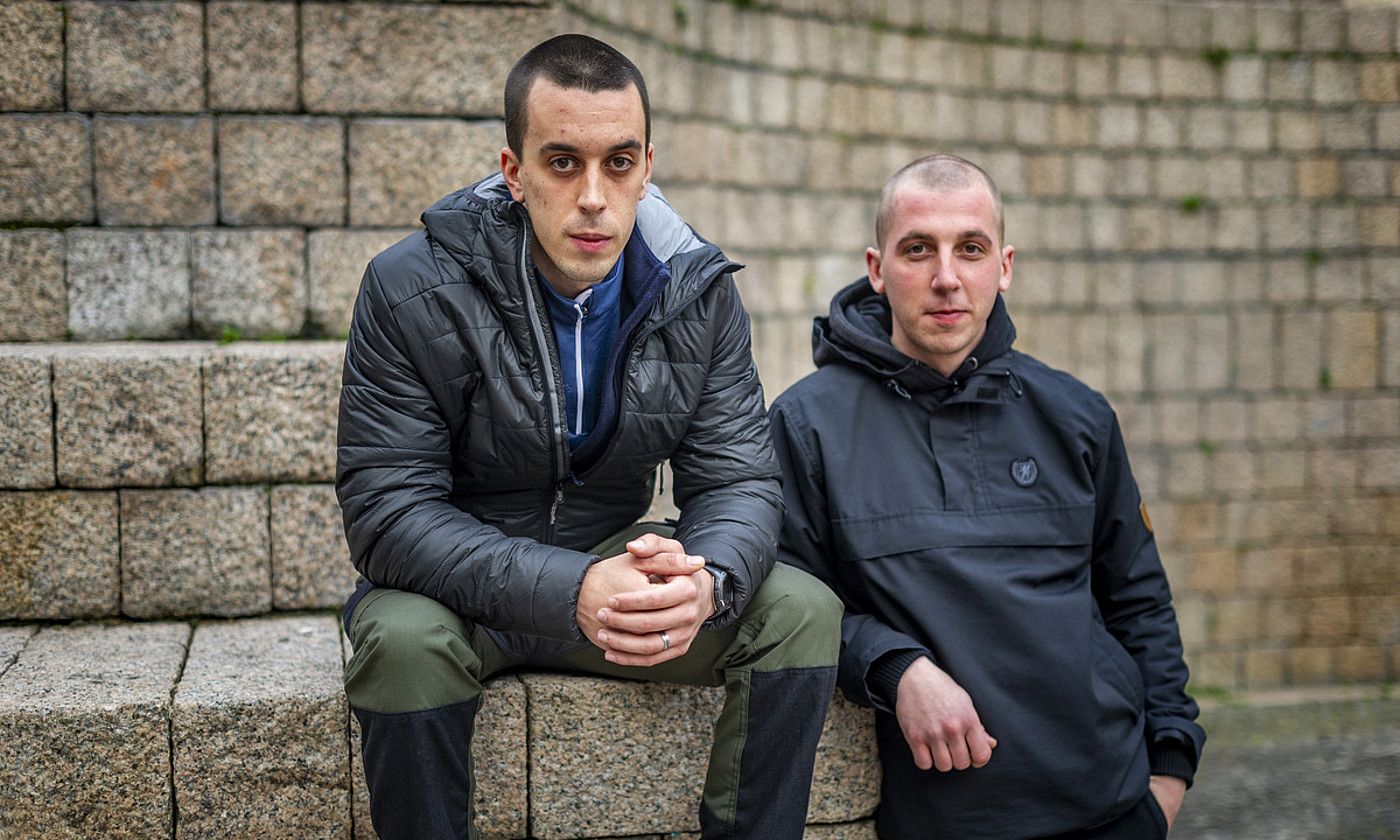 Aitor Zelaia eta Galder Barbado 2021eko artxiboko irudi batean. JAIZKI FONTANEDA / FOKU. Aitor Zelaia eta Galder Barbado 2021eko artxiboko irudi batean. JAIZKI FONTANEDA / FOKU.