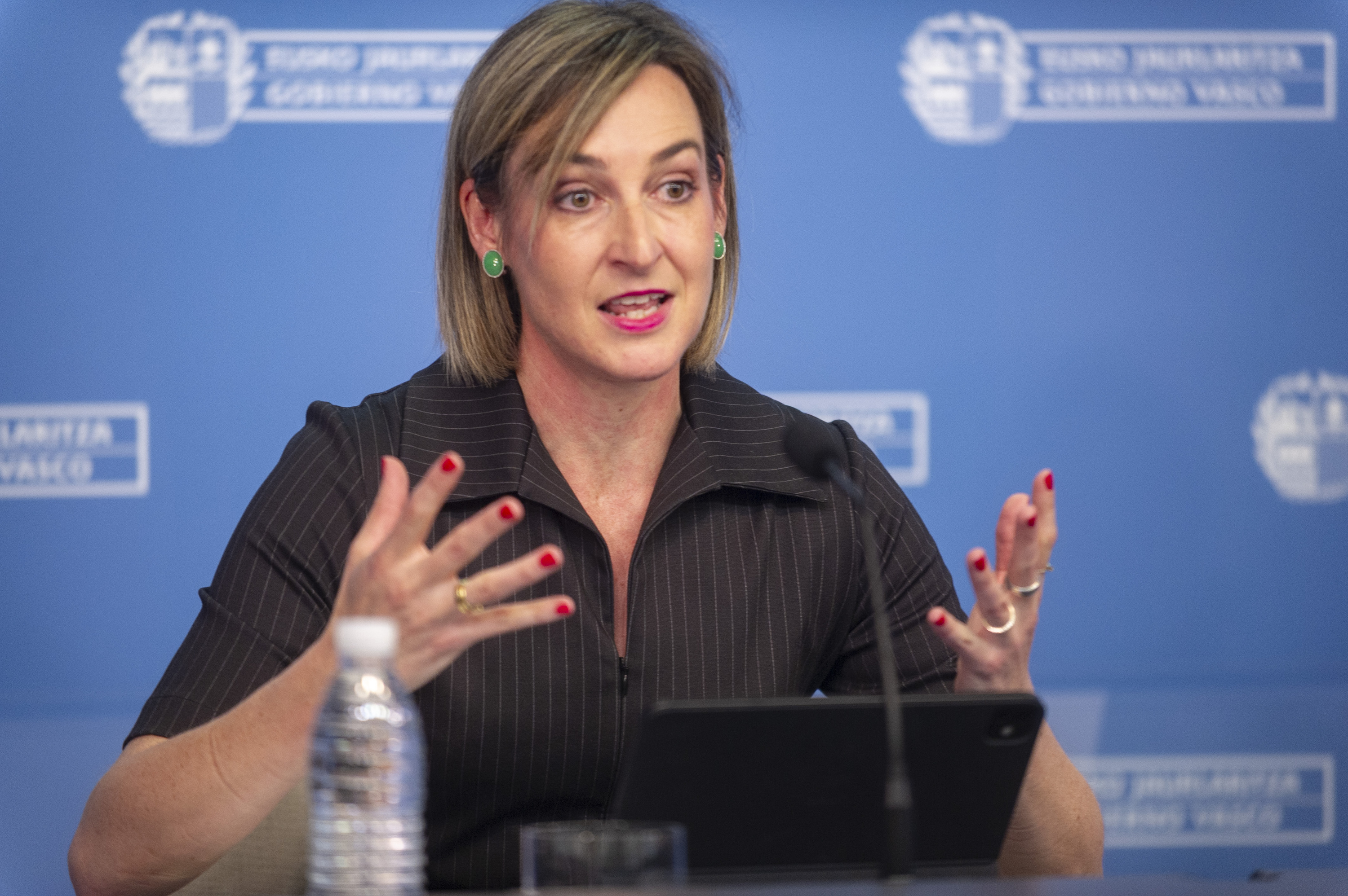 Maria Ubarretxena sailburua, artxiboko irudi batean. JAIZKI FONTANEDA / FOKU