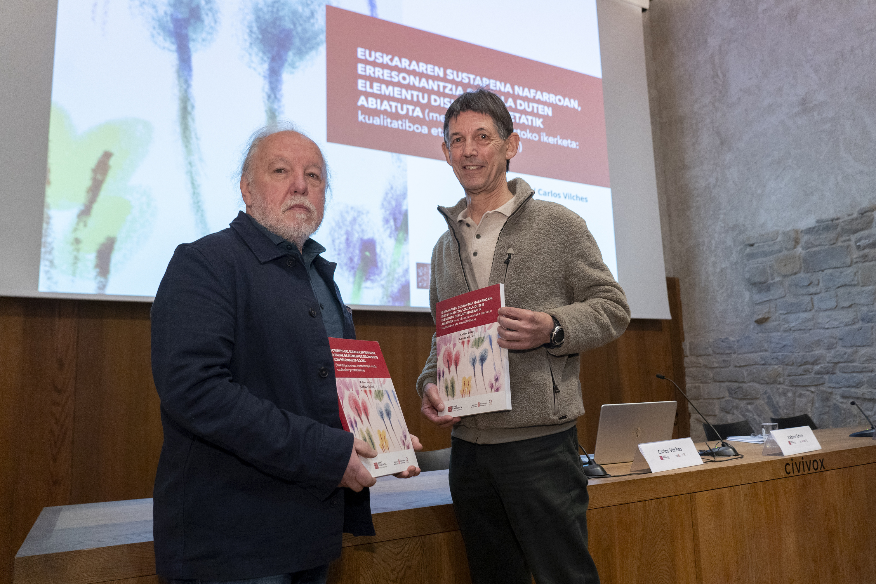 Xabier Erize eta Carlos Vilches. IÑIGO URIZ / FOKU
