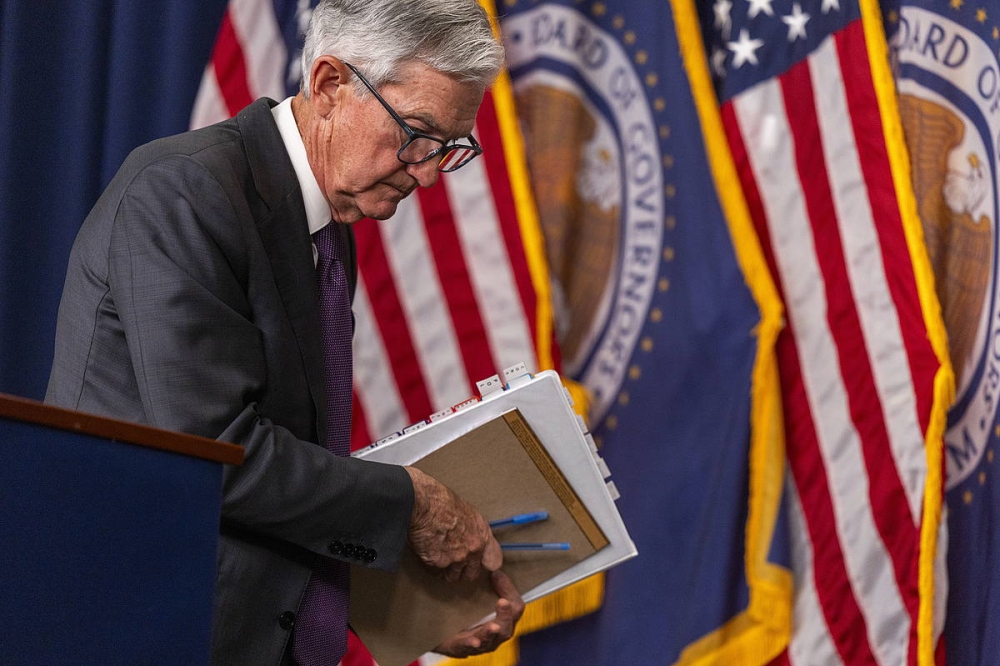 Jerome Powell Washingtonen, pasa den hilean. SHAWN THEW / EFE Jerome Powell Washingtonen, pasa den hilean. SHAWN THEW / EFE