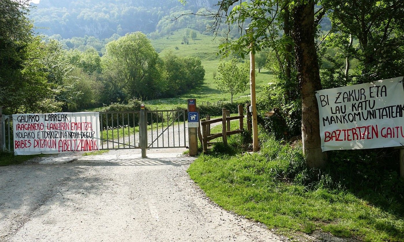 Azken urteetan, zenbait gatazka sortu dira Aralarren; pisten auzia da aipagarriena. AITOR GARMENDIA ETXEBERRIA.