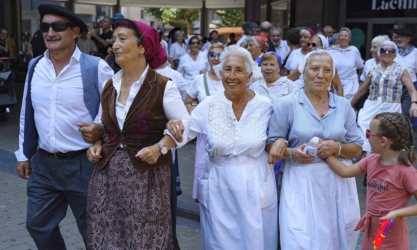 Iazko Erromeria Eguneko dantzari batzuk, Errenterian. ARITZ LOIOLA / FOKU.