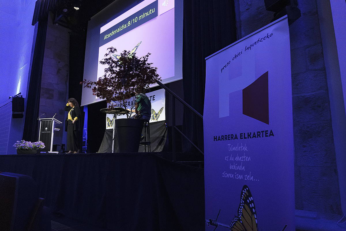 Harrera elkartearen batzar bat, artxiboko irudi batean. ARITZ LOIOLA / FOKU