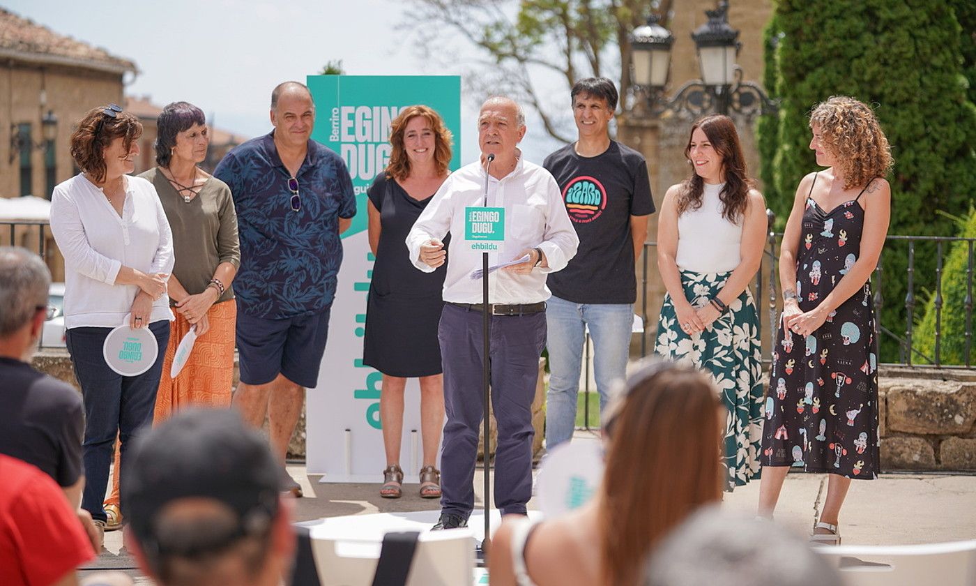 EH Bilduren ekitaldi politikoa, atzo, Guardian (Araba). ENDIKA PORTILLO / FOKU. EH Bilduren ekitaldi politikoa, atzo, Guardian (Araba). ENDIKA PORTILLO / FOKU.