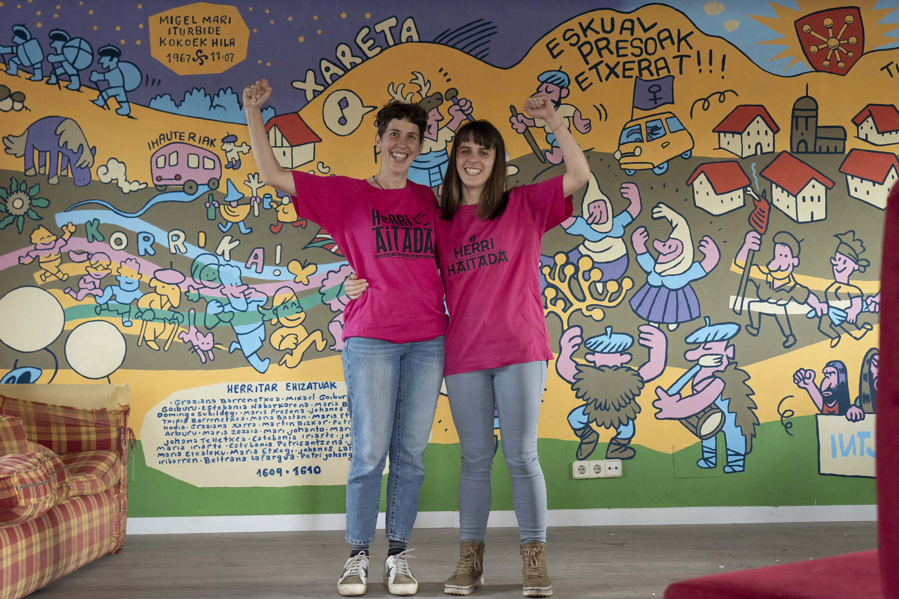 Maialen Txantre eta Leiane Madariaga, Zugarramurdin. IÑIGO URIZ / FOKU