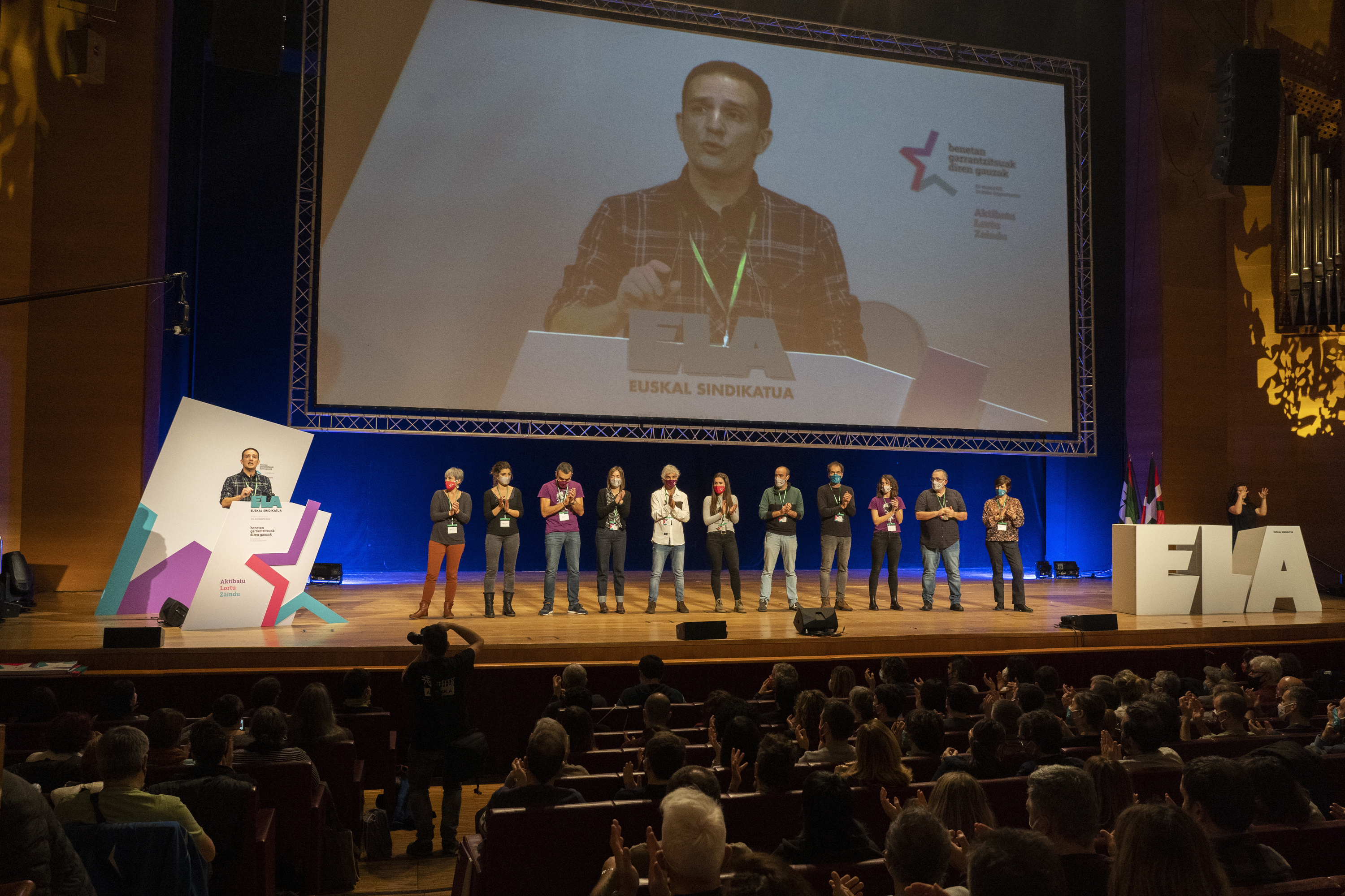 ELAk 2021eko azaroan egin zuen 15. Kongresua. MONIKA DEL VALLE / FOKU