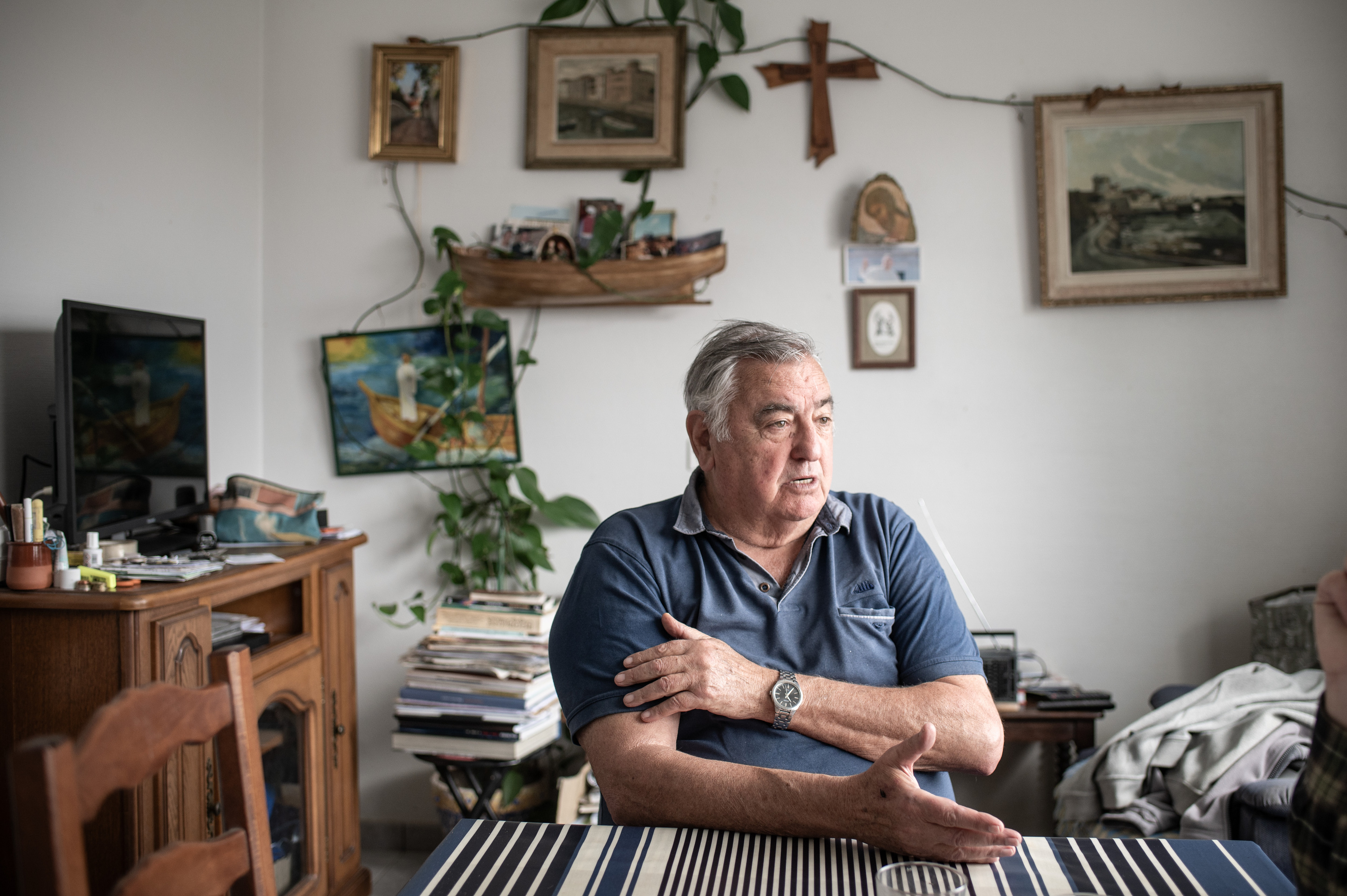 Mikel Epalza, Zokoako apaizetxean. PATXI BELTZAIZ