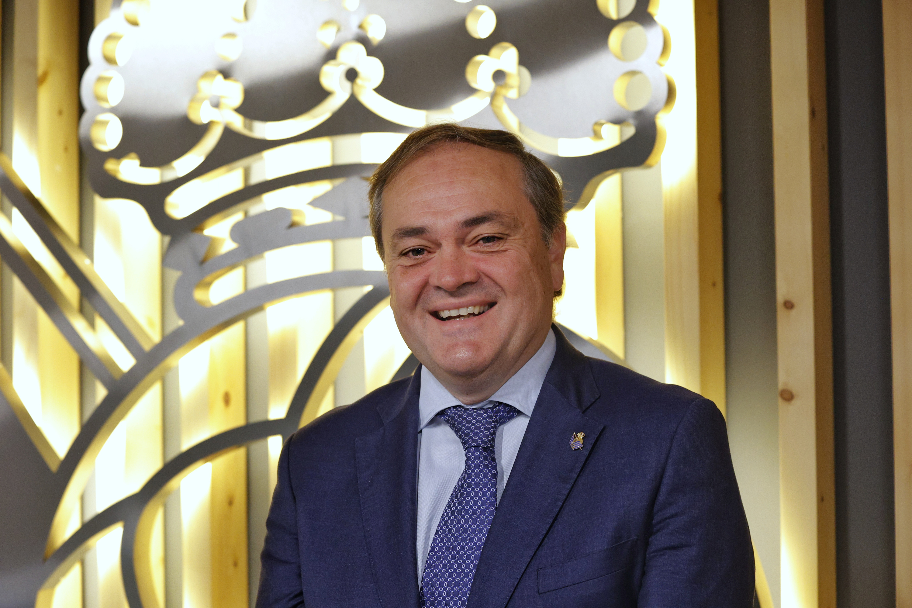 Jokin Aperribai Realeko presidentea. MAIALEN ANDRES / FOKU