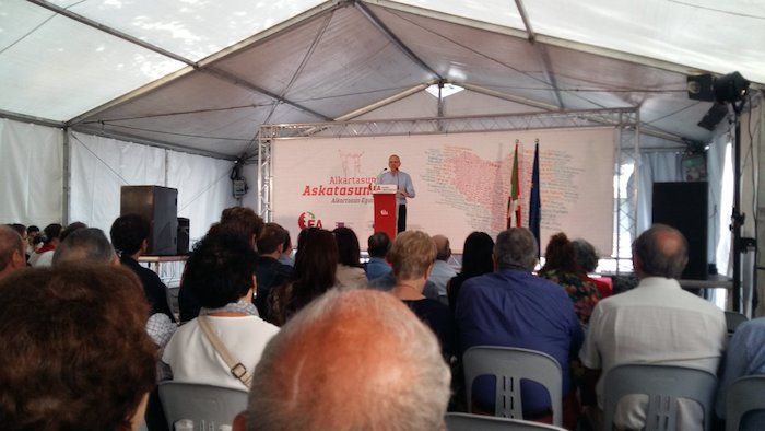 Alkartasun eguna, gaur, Zumaian. @EALKARTASUNA