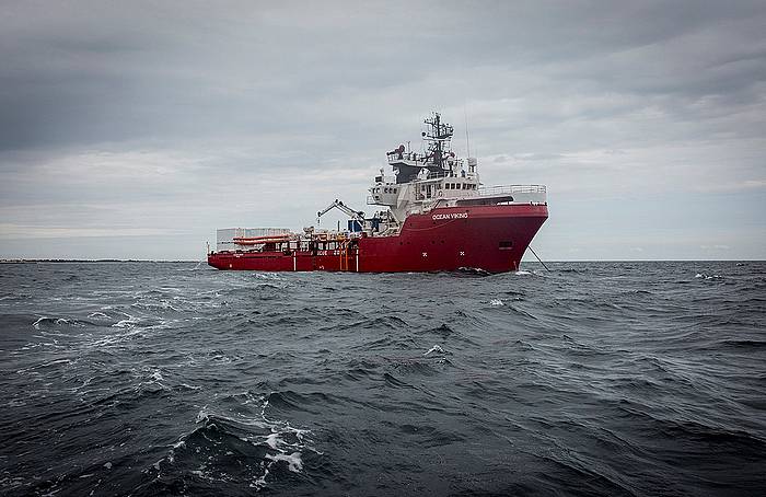 'Ocean Viking' ontzia, artxiboko irudi batean. EFE