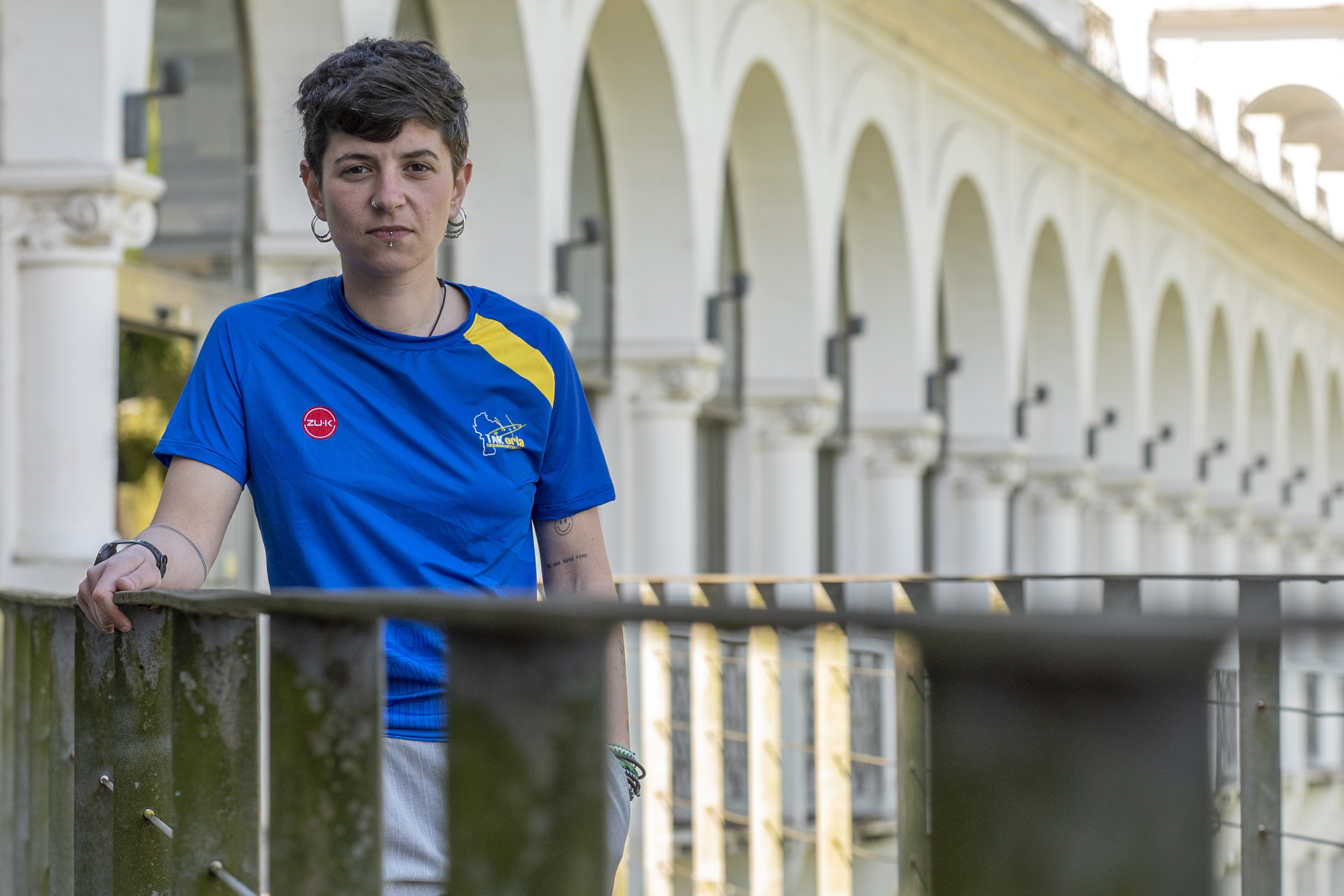 Nerea Perez Tolosaldeko patroia. GORKA RUBIO / FOKU
