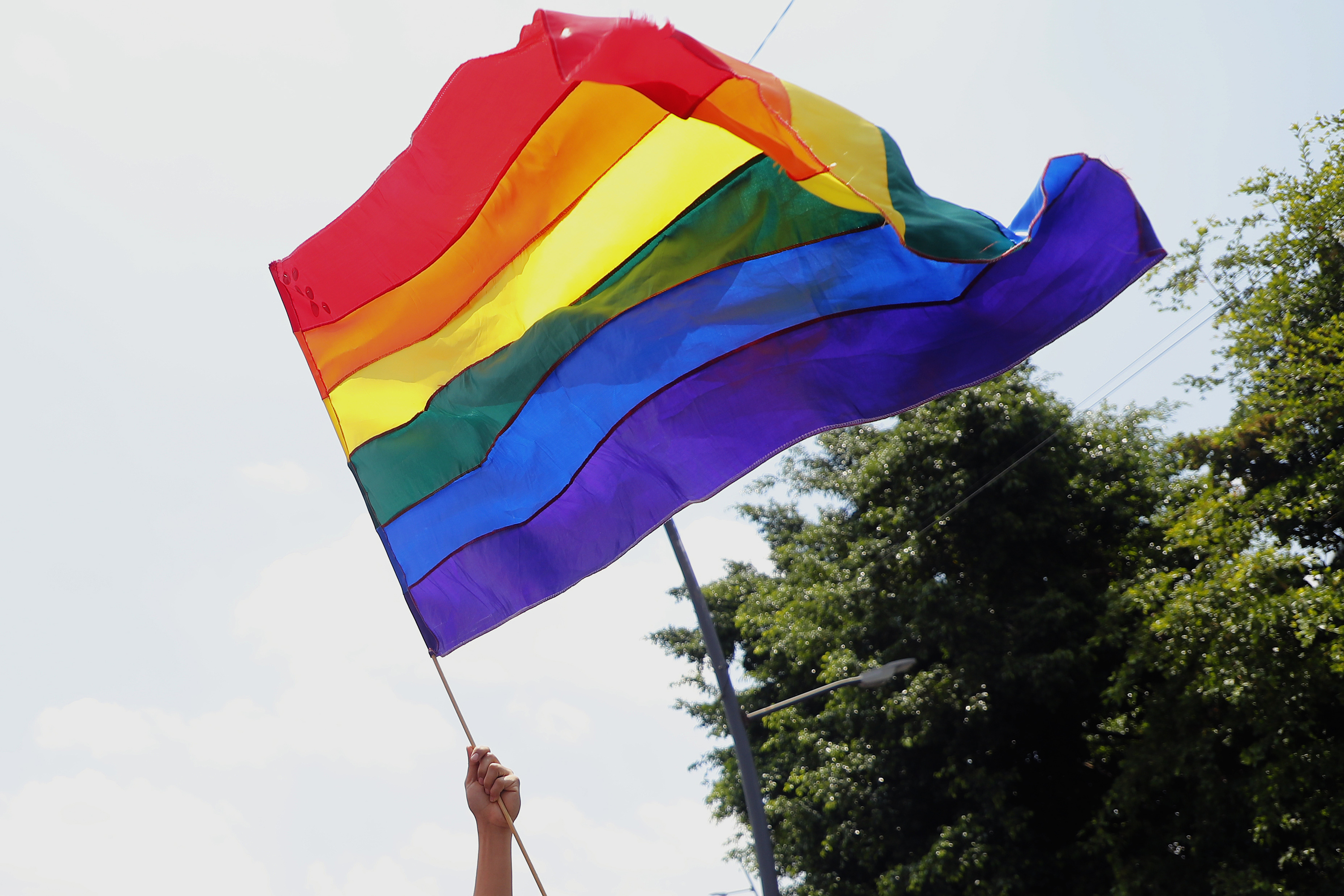 LGTBI bandera, artxiboko irudi batean. FRANCISCO GUASCO / EFE