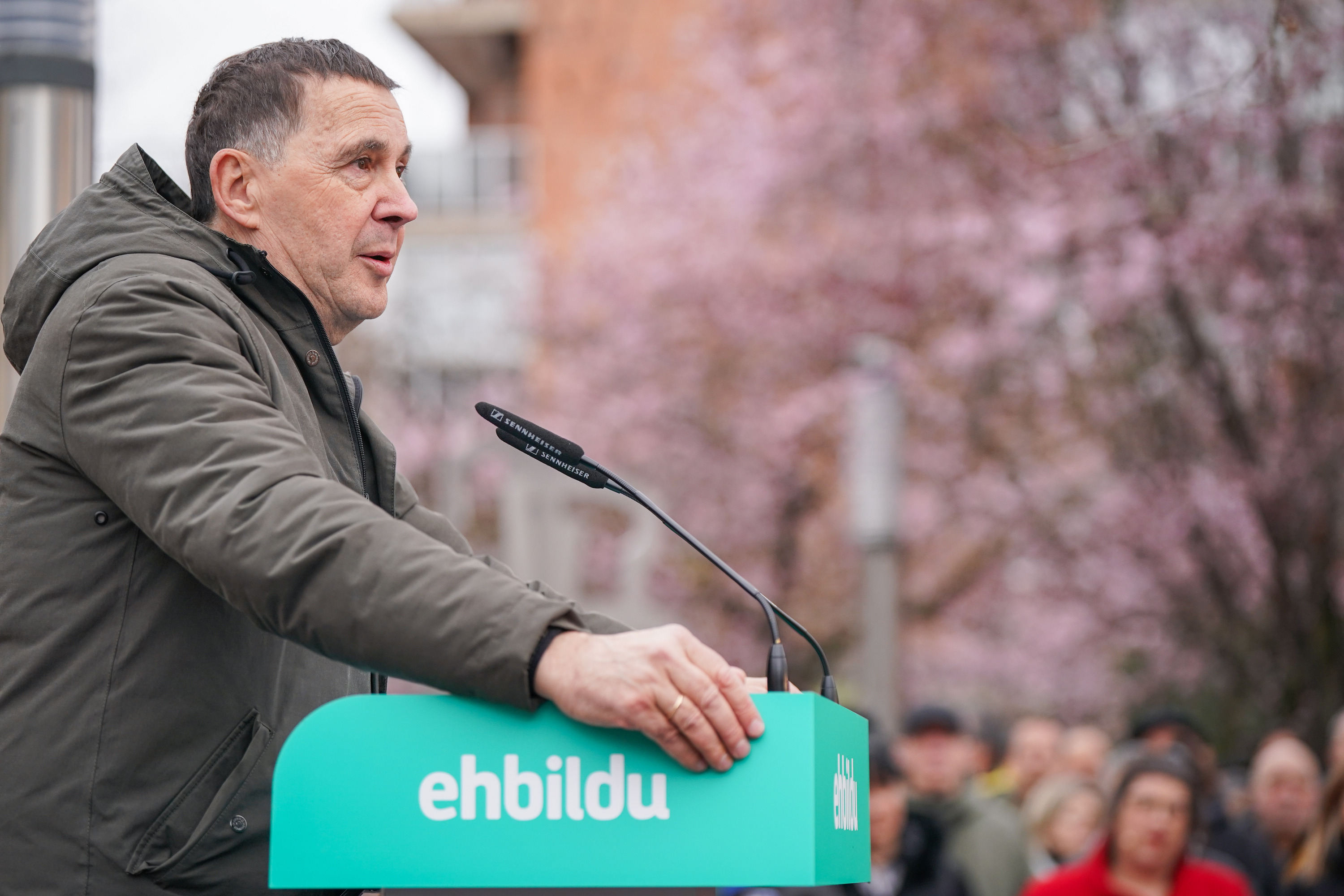 EH Bilduko koordinatzaile nagusi Arnaldo Otegi, artxiboko argazki batean. ENDIKA PORTILLO / FOKU