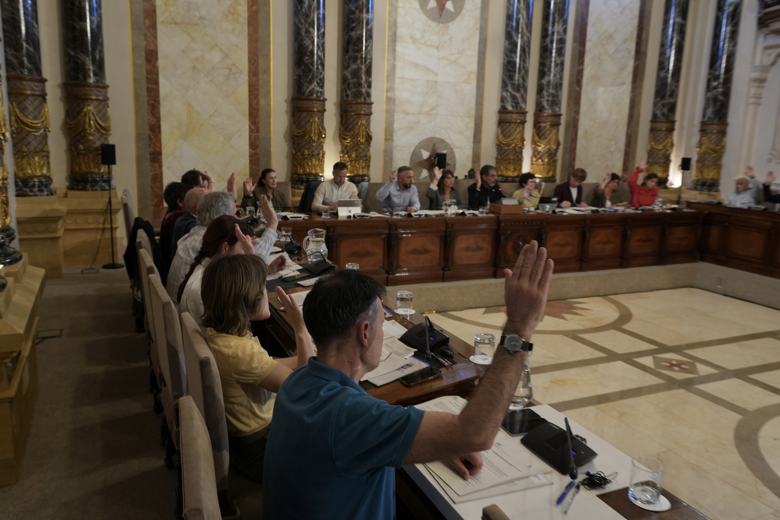 Gaur bozkatu dute mozioa Donostiako udalbatzarrean, La Cumbre udalaren esku utz dezatela eskatzeko. JON URBE / FOKU