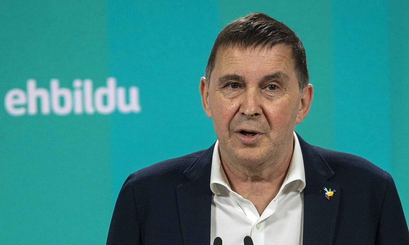 Arnaldo Otegi EH Bilduko koordinatzaile nagusia —artxiboko irudia—. G.R./ FOKU. Arnaldo Otegi EH Bilduko koordinatzaile nagusia —artxiboko irudia—. G.R./ FOKU.