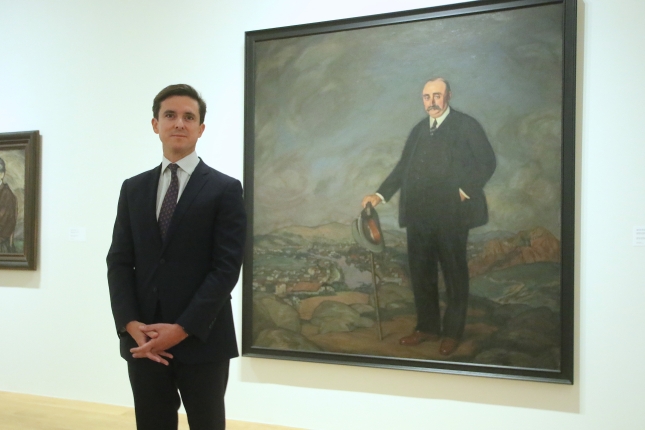 De la Sota familiako kideak, iaz, Bilboko Arte Ederren museoan, Ramon de la Sotaren bildumari eskainitako erakusketan. OSKAR MATXIN EDESA / FOKU