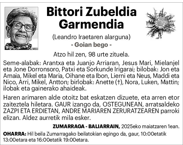 Bittori Zubeldia 2x2