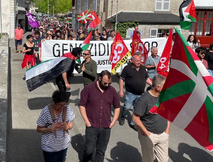 Mauleko manifestazioa. XALBAT ALZUGARAI
