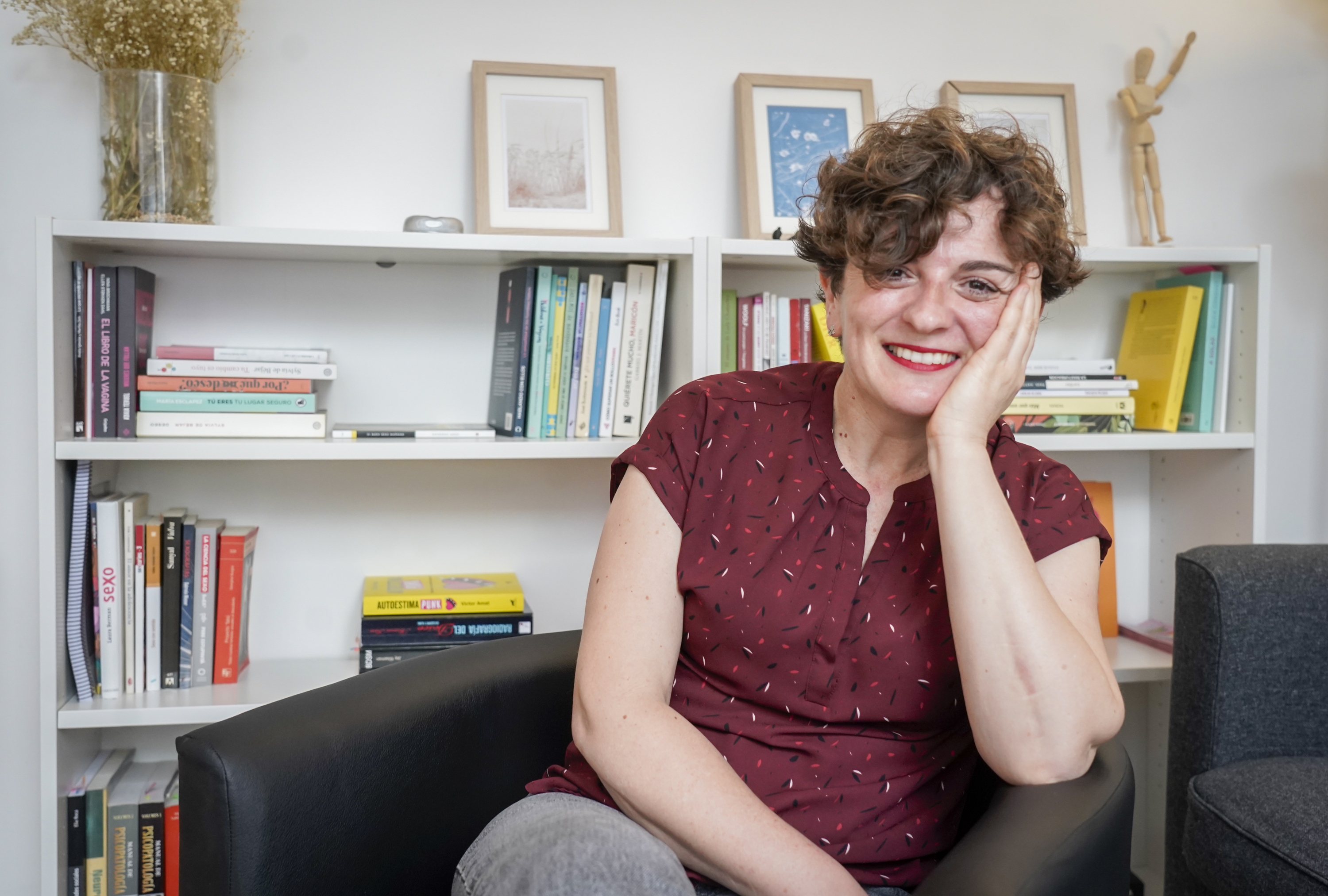 Lola Gonzalez Bilboko Borobil sexologia zentroan, ostiralean. MARISOL RAMIREZ / FOKU