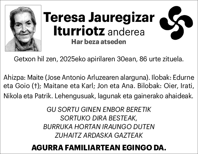 Teresa Jauregizar Iturriotz 2x2