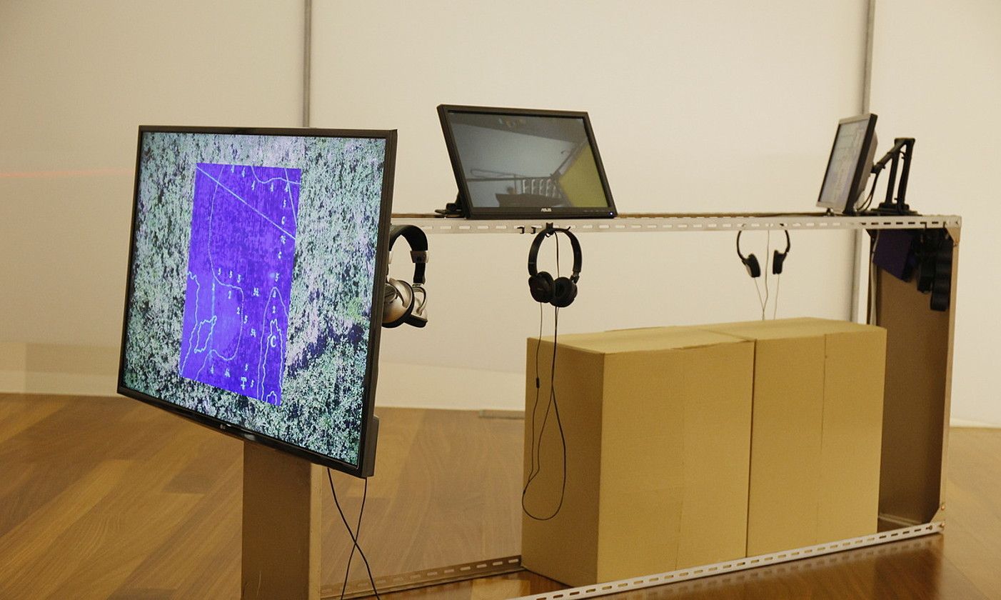 Mikel Otxoteko artistaren Hemen dragoiak daude erakusketa; 2024ko urtarrilaren 7ra arte izango da ikusgai, Donostiako San Telmo museoan. MAIALEN ANDRES/ FOKU. Mikel Otxoteko artistaren Hemen dragoiak daude erakusketa; 2024ko urtarrilaren 7ra arte izango da ikusgai, Donostiako San Telmo museoan. MAIALEN ANDRES/ FOKU.