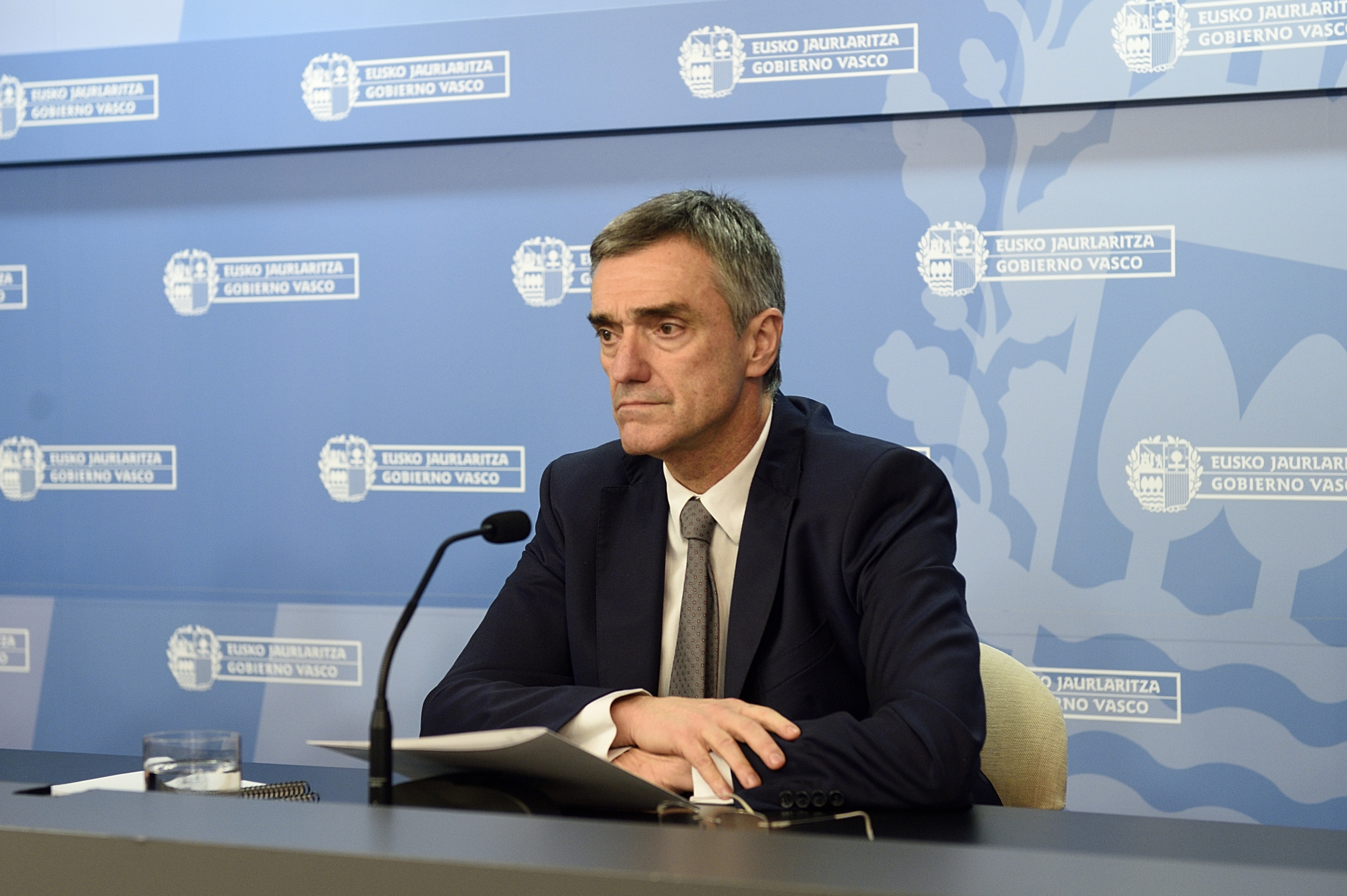 Jonan Fernandez, Lehendakaritzan, agerraldi batean. IREKIA