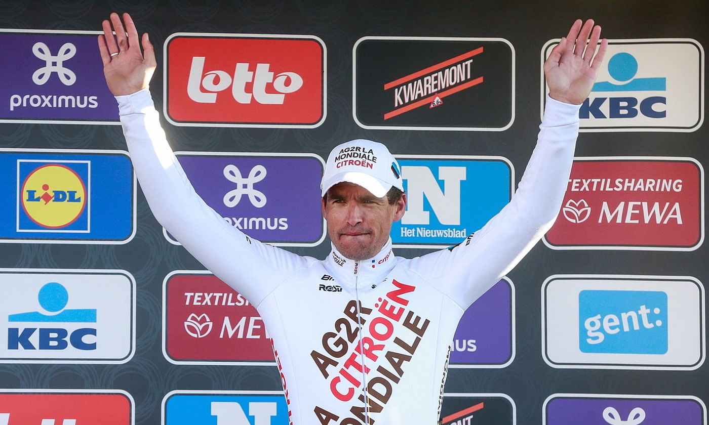 Greg van Avermaetek 2015 eta 2017 bitartean jo zuen goia. STEPHANIE LECOCQ / EFE.