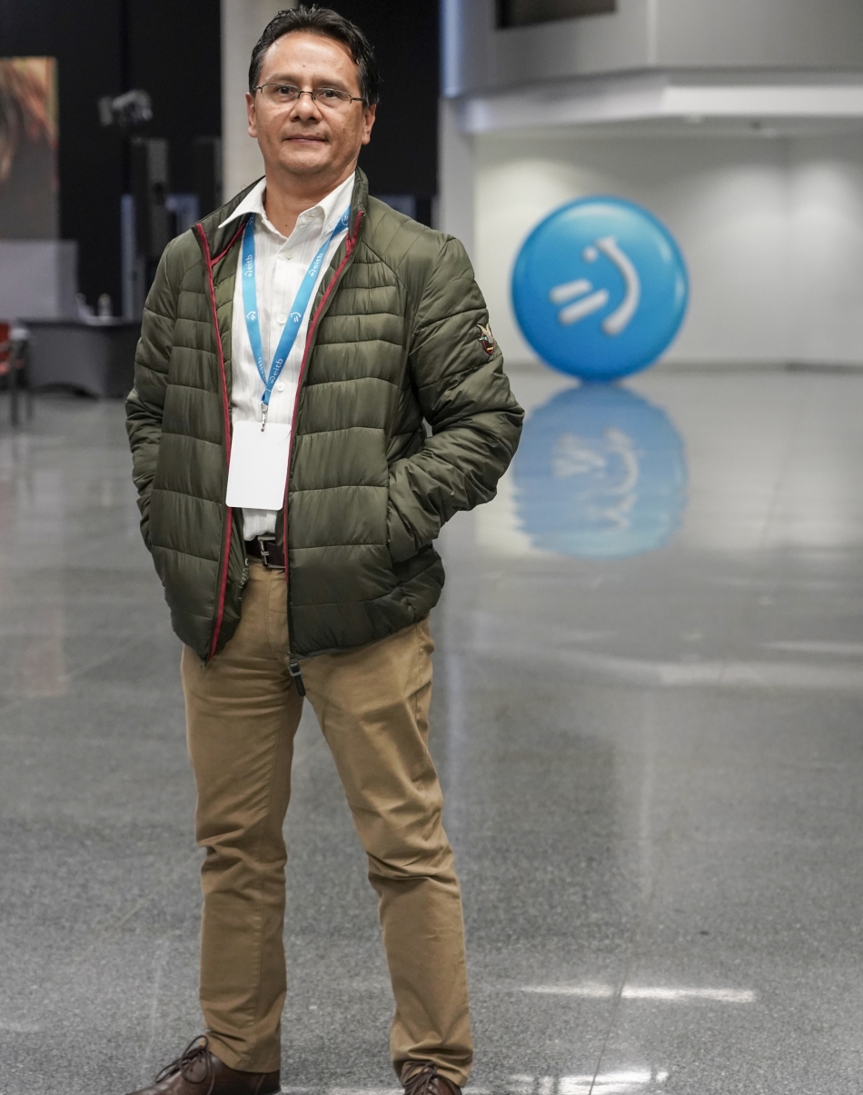 Mauricio Vera Kolonbiako Gobernuko ikus-entzunezko edukien arloko ordezkaria Mauricio Vera Kolonbiako Gobernuko ikus-entzunezko edukien arloko ordezkaria