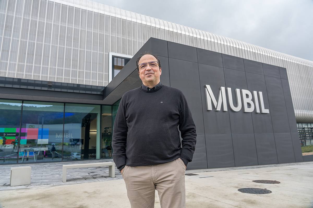 Igor Villarreal Mubilen egoitza berrian, Zubietan. ANDONI CANELLADA / FOKU