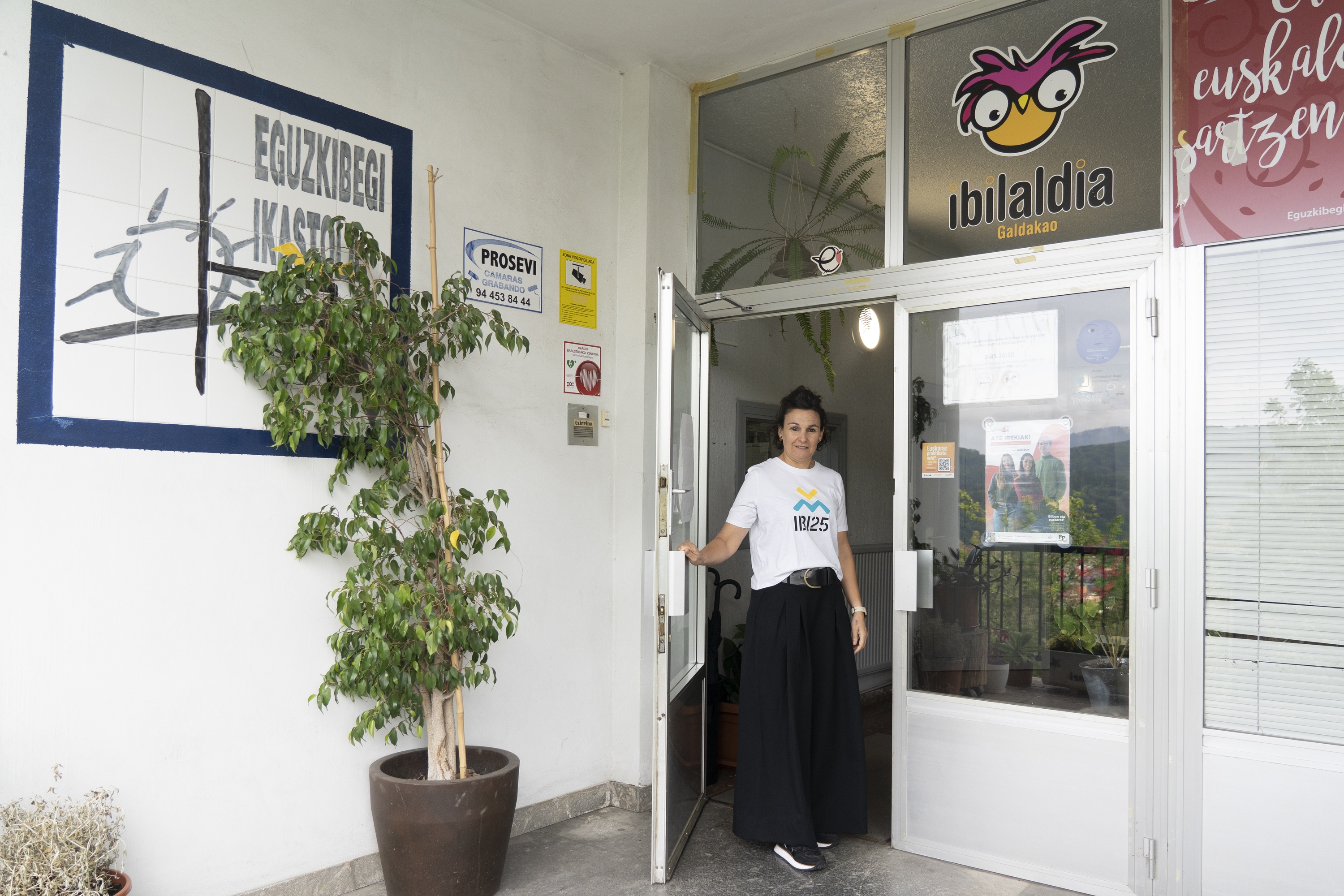 Itxaso Etxebarria Eguzkibegi ikastolako zuzendaria. MONIKA DEL VALLE / FOKU