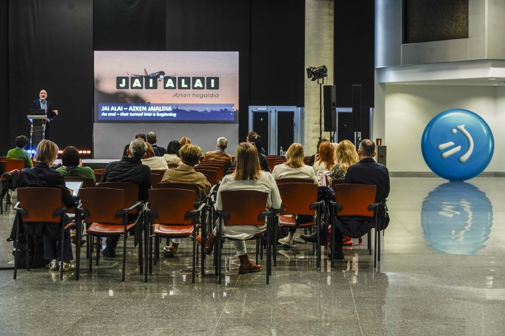 Unai Iparragirre ETBko zuzendaria Input konferentzian Unai Iparragirre ETBko zuzendaria Input konferentzian