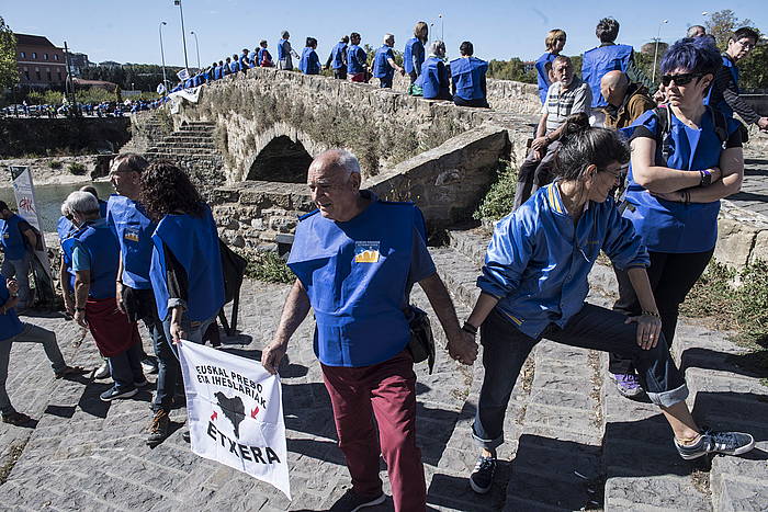 Sarek Iruñean antolatutako gizakatea. JAGOBA MANTEROLA