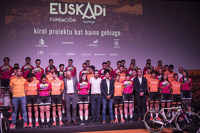 Euskadi Fundazioa taldearen aurkezpen ekitaldia, joan den urtarrilean. JAGOBA MANTEROLA, FOKU