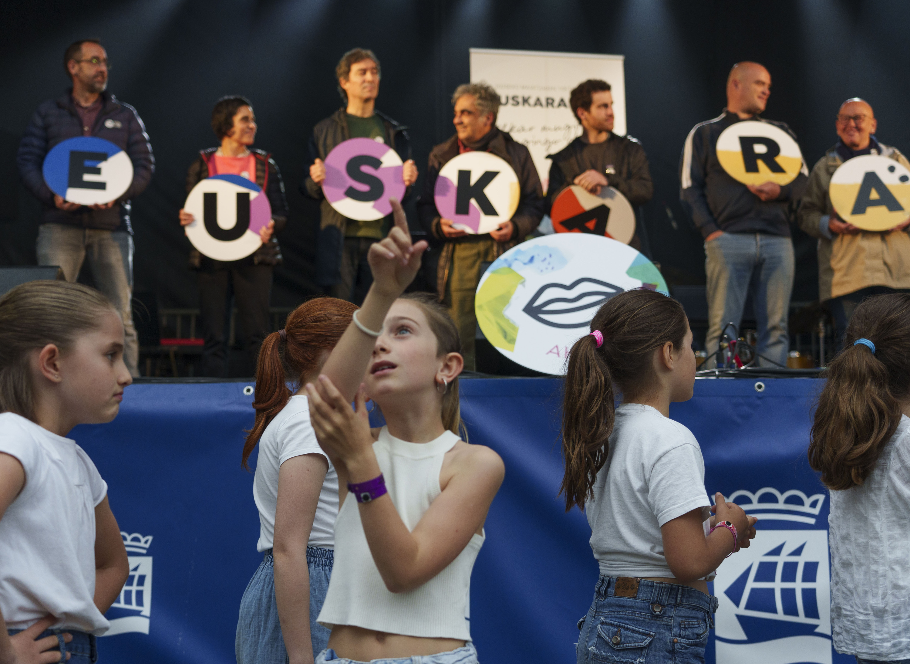 Hasierako ekitaldia, Donostian. JON URBE / FOKU