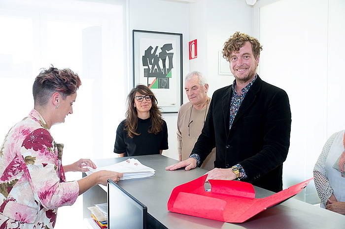 Maiorga Ramirez, gaur, aalak aurkezten. IñIGO URIZ / FOKU