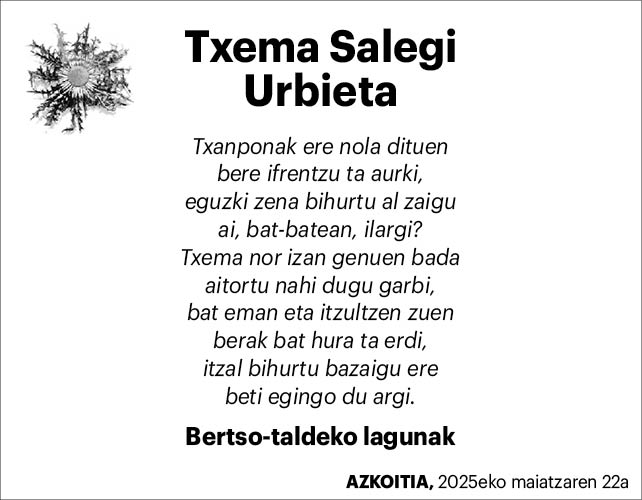 Txema Salegi Urbieta 2x2