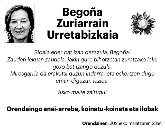 Begoña Zuriarrain Urretabizkaia 2x2