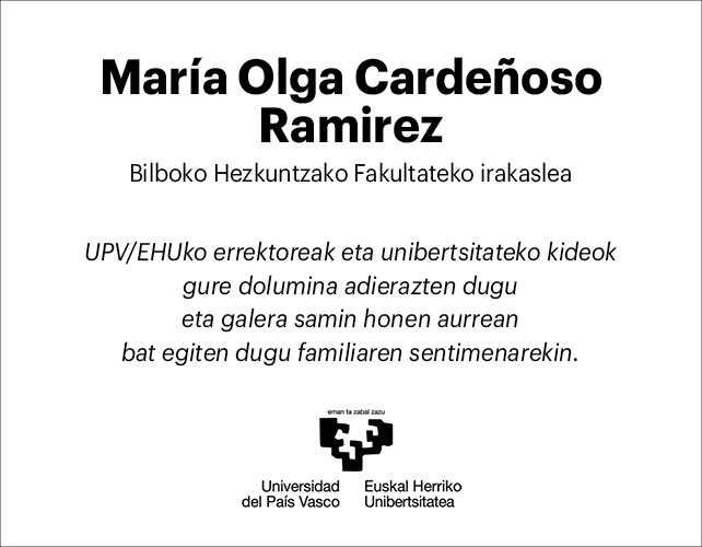 Maria Olga Cardeñoso (EHU) 2x2