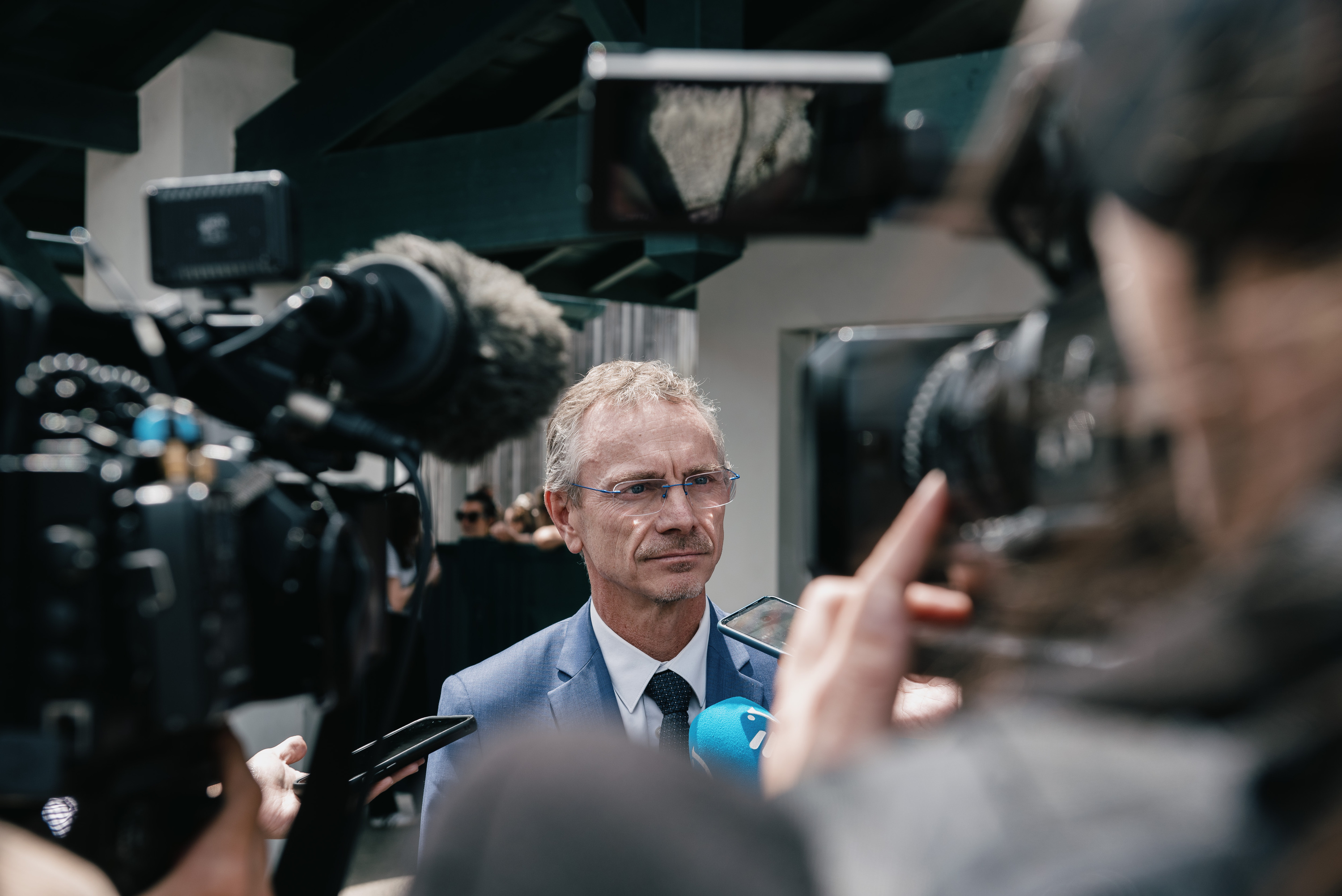 Jean-Marc Huart Bordeleko Akademiako errektorea. GUILLAUME FAUVEAU