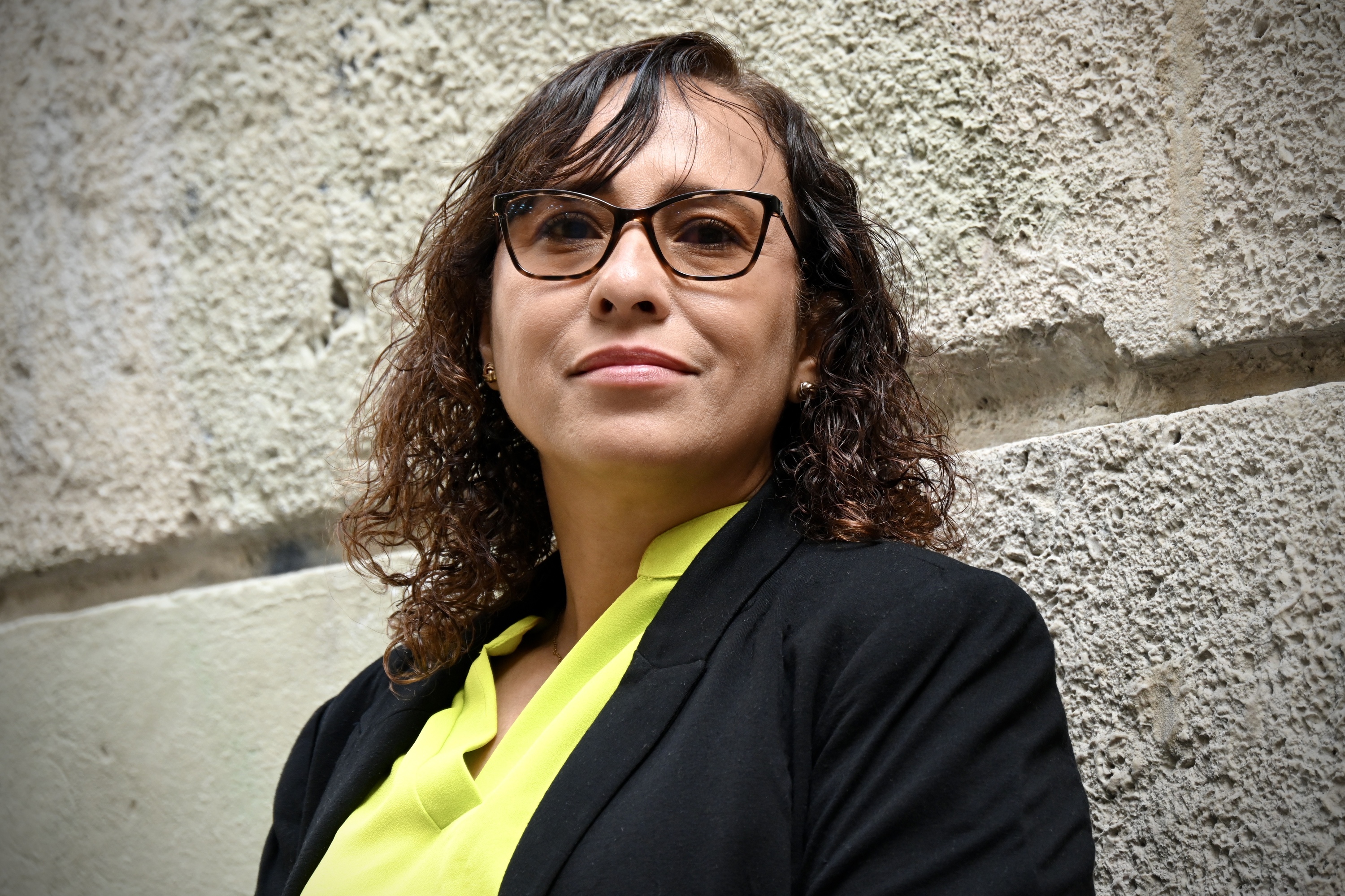 Luz Estella Romero, Bilbon, asteartean. MIKEL MARTINEZ DE TRESPUENTES / FOKU