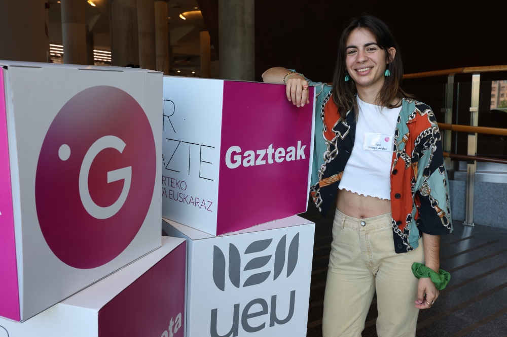 Olatz Ortega Vidales, Ikergazte kongresuan. OSKAR MATXIN EDESA / FOKU Olatz Ortega Vidales, Ikergazte kongresuan. OSKAR MATXIN EDESA / FOKU
