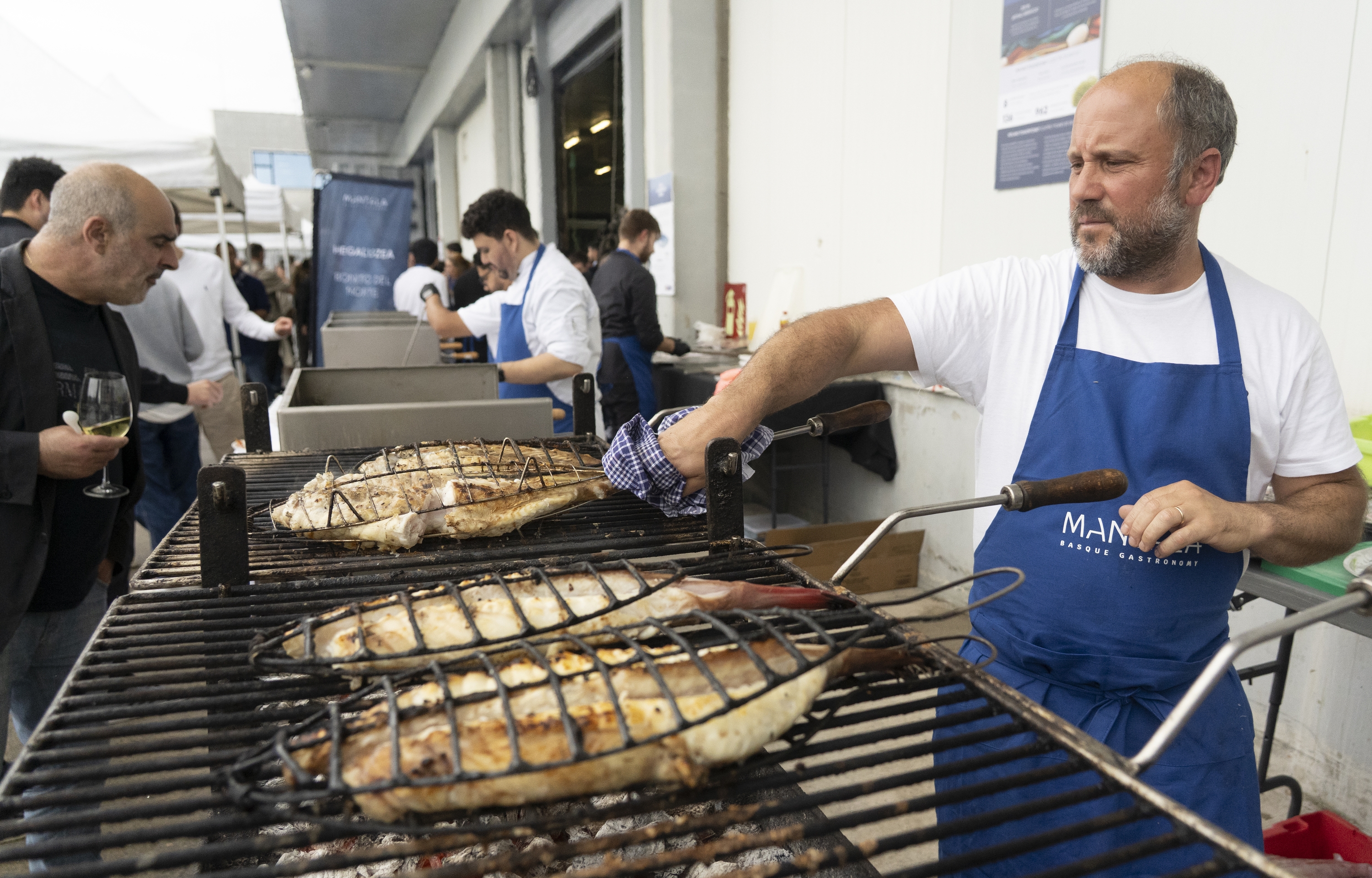 Euskal Gastronomiaren Topaketa, Getarian. Arraina parrillan erretzen. JAGOBA MANTEROLA / FOKU